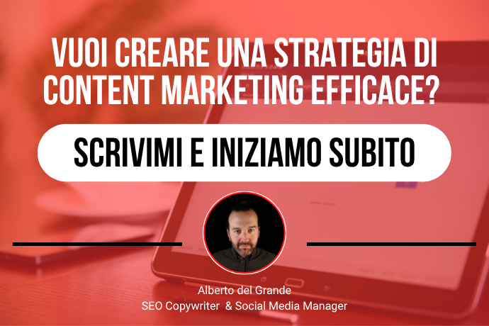 Tasto call to action per contatto strategia content marketing
